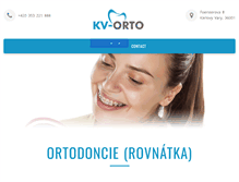 Tablet Screenshot of kv-orto.cz